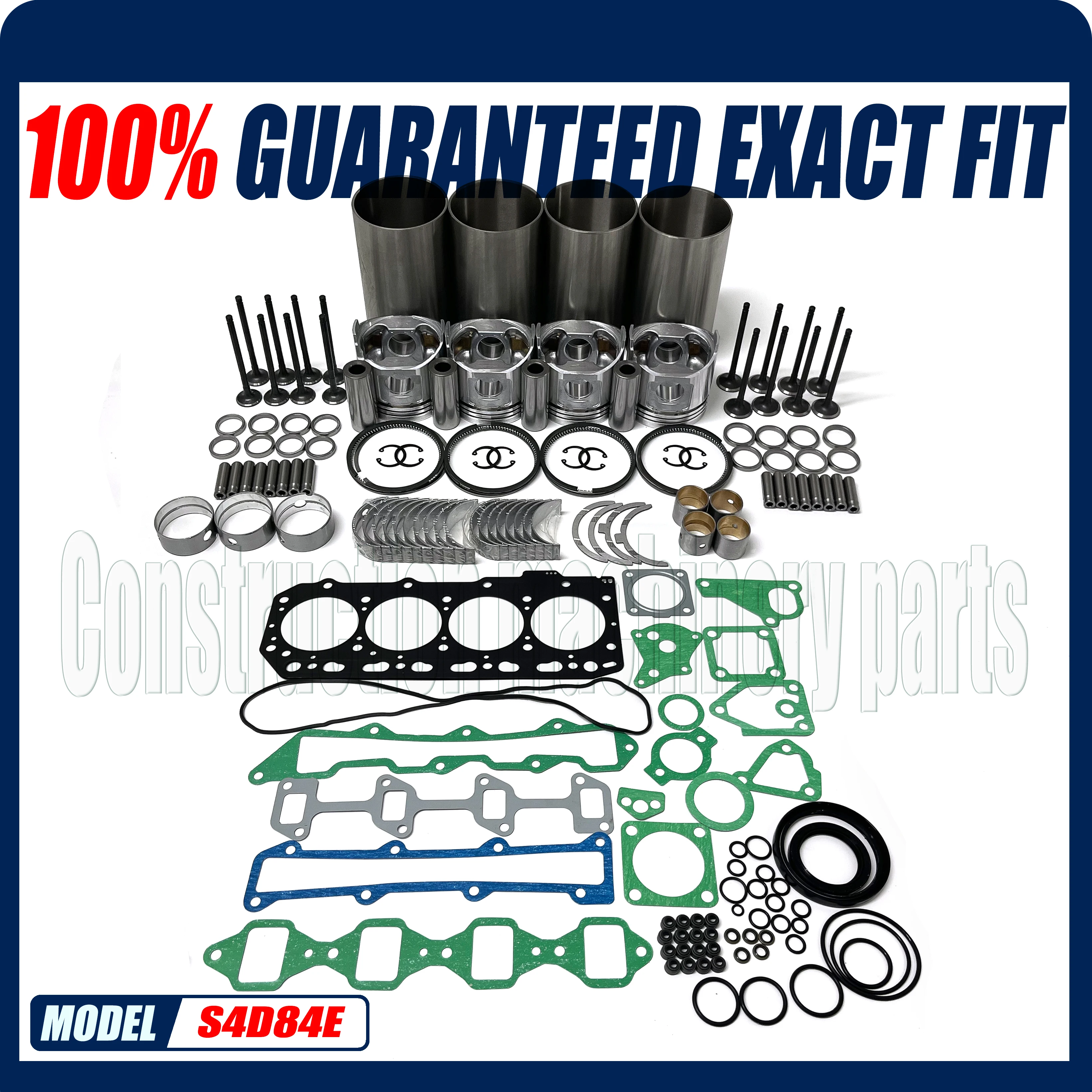 

S4D84E-5 S4D84E-5PBA Overhaul Rebuild Kit For Komatsu Diesel Engine Repair Parts Excavator PC50MR-2 Kobelco Z138 ViO55 ViO57