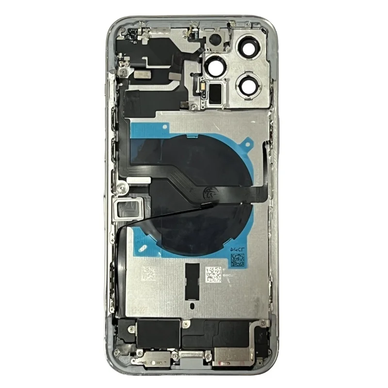 

New Back Rear Housing Battery Door with Charging Port Power Volume High Quality Flex Cable for iPhone 12promax Replacement Parts