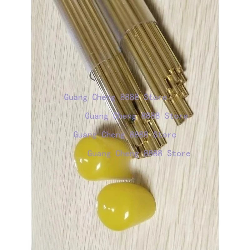 Drilling Brass Electrode Tube Multihole 4 Holes Diameter 1.0mm -3.0mm Length 400mm for WEDM Drilling Machine