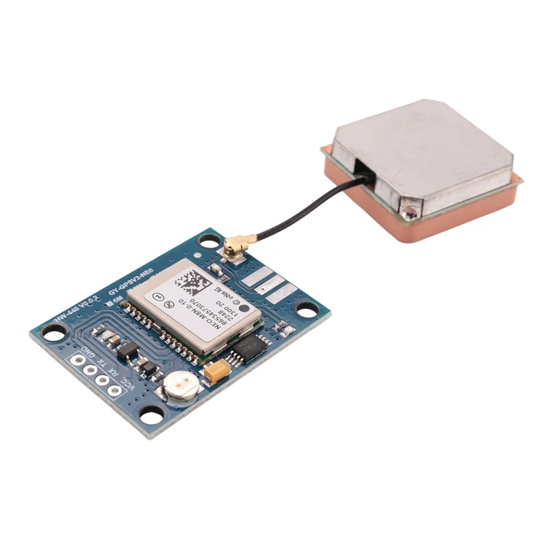 T82c venda quente-2X GY-NEO-8M novo módulo gps NEO-8M neo8mv2 com controle de vôo eeprom mwc apm2.5 antena grande para arduino