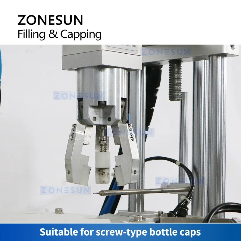 ZONESUN mesin pengisi botol otomatis, penyemprot minyak esensial, ZS-AFC15 kemasan cair pompa peristaltik, penyemprot kabut