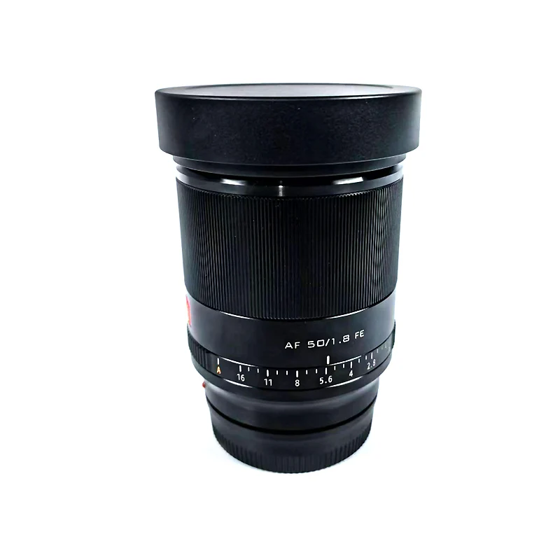 تصميم لغطاء Viltrox 50mm F1.8 المعدني Bayonet Square Len يأتي مع غطاء معدني