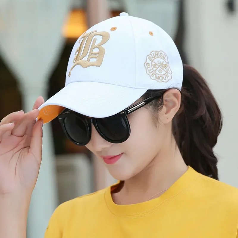 قبعة بيسبول القطن التطريز Snapback قبعة للجنسين الهيب هوب أبي قبعة عادية الرياضة الشمس قناع قبعة موضة الشارع الشهير الرياضة اليومية قبعة #2