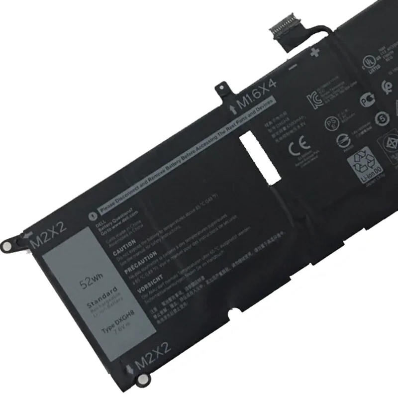 

Laptop Battery HK6N5 DXGH8 For XPS 13 9370 9380 For Inspiron 5390 5391 7191 7490 7390 2-in-1 P82G P114G Series 7.6V/45WH/52WH