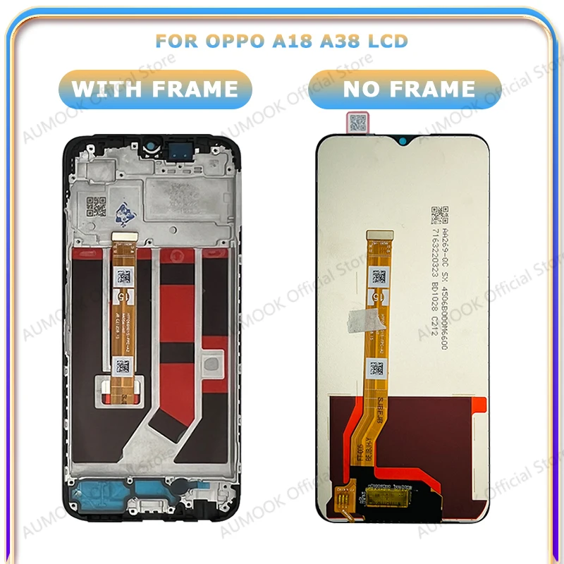 Ekran LCD IPS 6,56 cala do Oppo A18 CPH2591 A38 CPH2579 Wyświetlacz LCD Ekran Dotykowy Digitizer Zestaw Naprawczy Wymiana LCD Telefonu — zdjęcie produktu 5