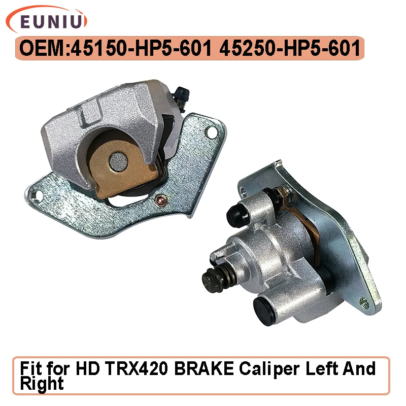 

Front Left And Right Brake Calipers W/Pads for HD 45150-HP5-601 45250-HP5-601