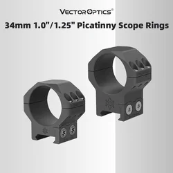 Vector Optics Tactical 34mm Scope Rings Mount Fit Picatinny Airsoft Accsesories Ak 47 Ar 15 Hunting Rifle Accessories