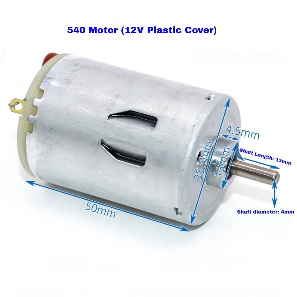 

Brushed Small DC Motor 1PCS 6V/12V 540 Motor Self-made Toy Model Motor DIY Science Making Accessories