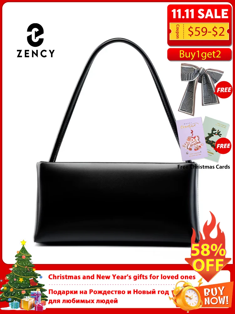 

Zency 2025 New Luxury Designer Handbag Fashion Women Leather High Sense Shoulder Bag Ladies Underarm Bag Cross Body Sac De Femme