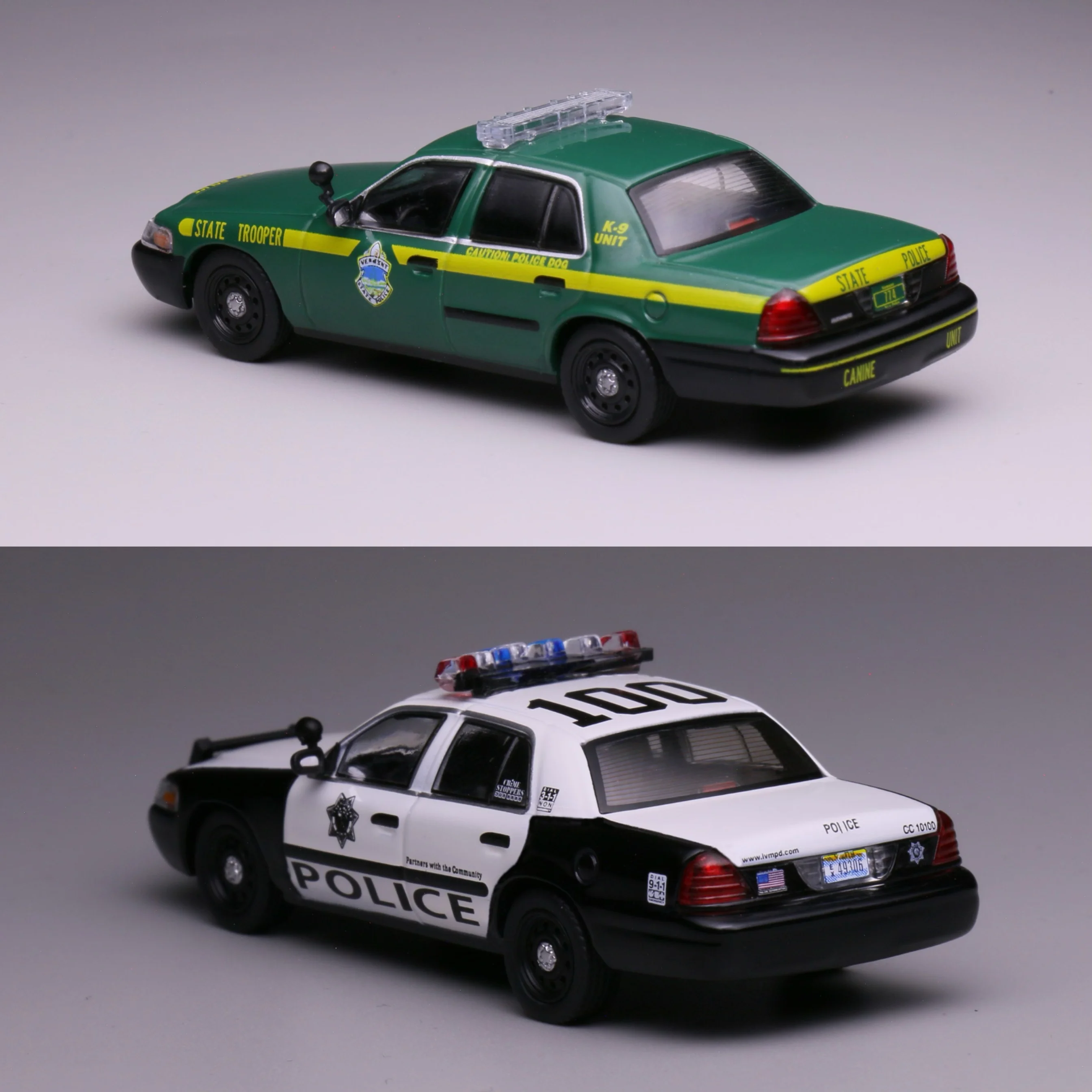 596 نموذج 1/64 فيكتوريا كراون ألاسكا/مينيسوتا/لاس فيغاس/نموذج سبيكة فيرمونت