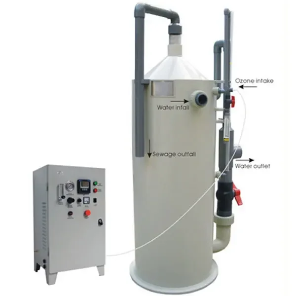 20T - 200T Protein Skimmer Aquaculture Ozone Generator For Fish Farming Water Spurification