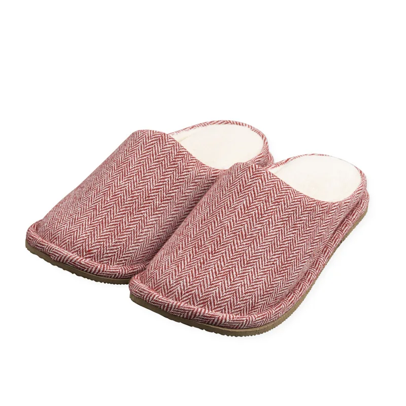 Home Slippers, High-quality Men's Solid Color Large Toe Slippers, Jacquard Waterproof and Anti Slip Slippers, Couples