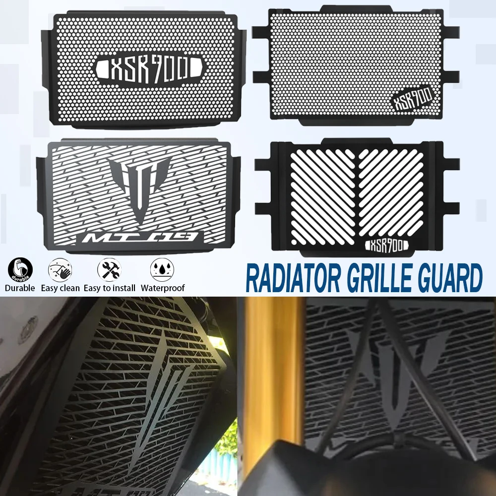 

Motorcycles Accessories Aluminium For Yamaha XSR900 XSR 900 Radiator Grille Guard Cover Protection Protetor 2022 2023 2024 2025