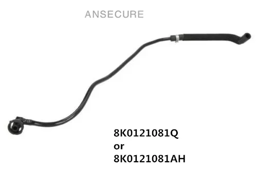 

1.8 2.0 Engine Expansion Tank Reservoir Coolant Vent Hose Breather Line For A4 B8 A5 S5 2008-2012 8K0121081Q 8K0121081AH