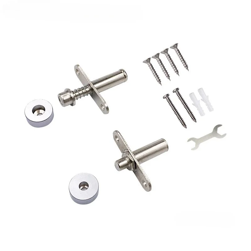 1 set 360 Degrees Conceal Pivot Hinge Set for Wood Slats Grill Screen Partition Divider  Pivot Axis Fixing Fitting Tool parts