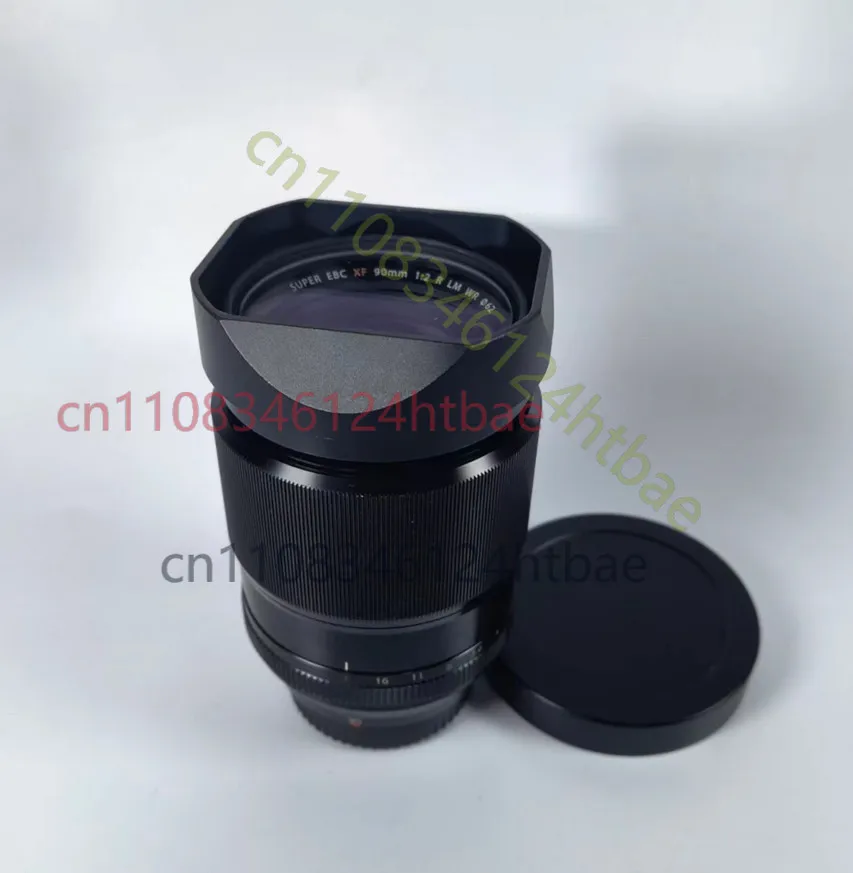 

Square Metal Aluminium alloy Lens Hood+Cap For Fujifilm XF90mm F2 R LM WR Lens