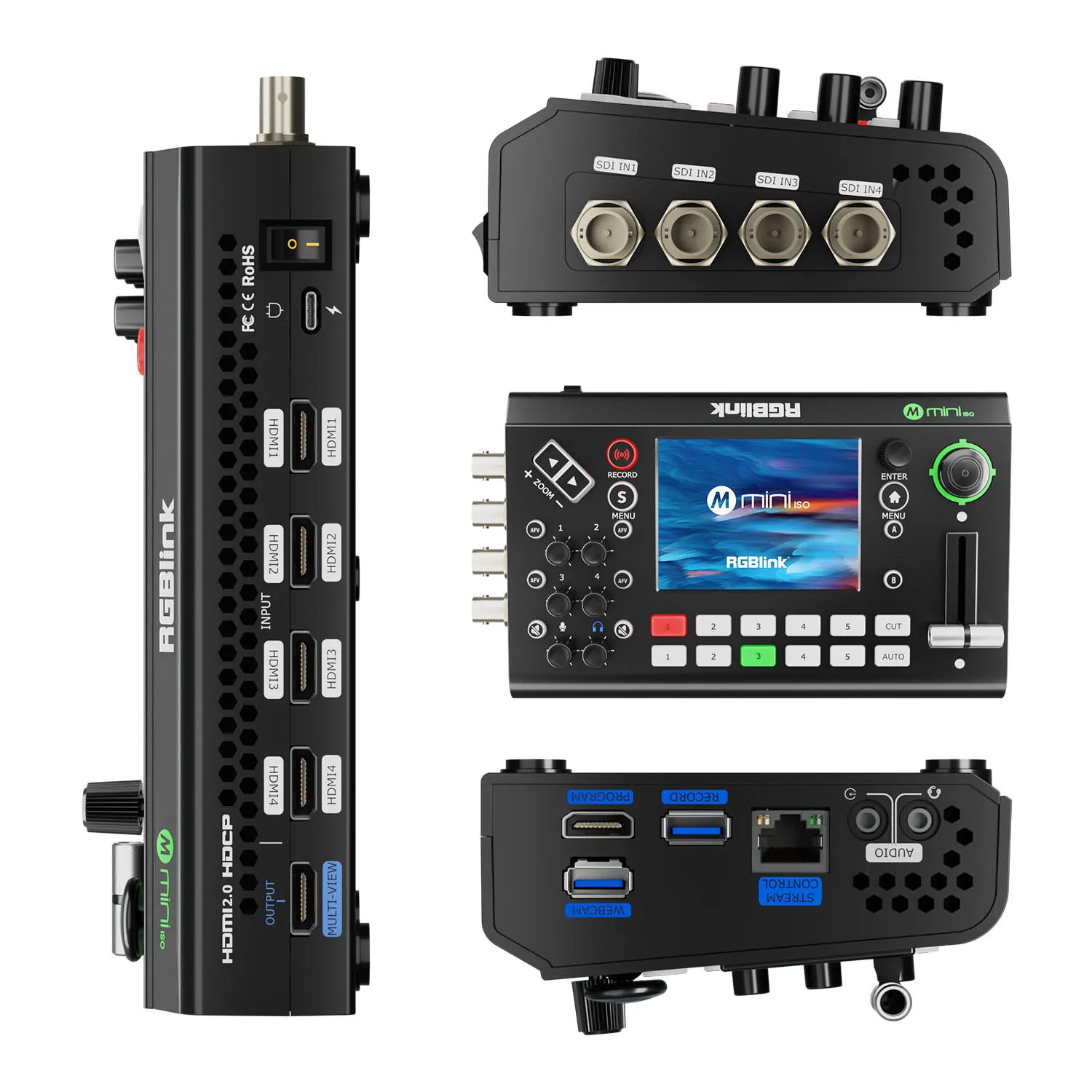 RGBlink Mini-ISO 10-Channel All-In-One Switcher