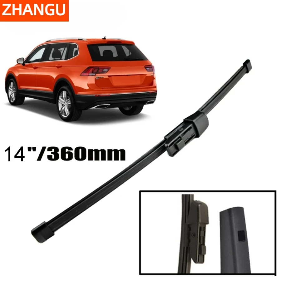 

ZHANGU Wiper 14" Rear Wiper Blade For VW Tiguan MK2 2017 - 2023 Windshield Windscreen Clean Tailgate Window Car Rain Brush