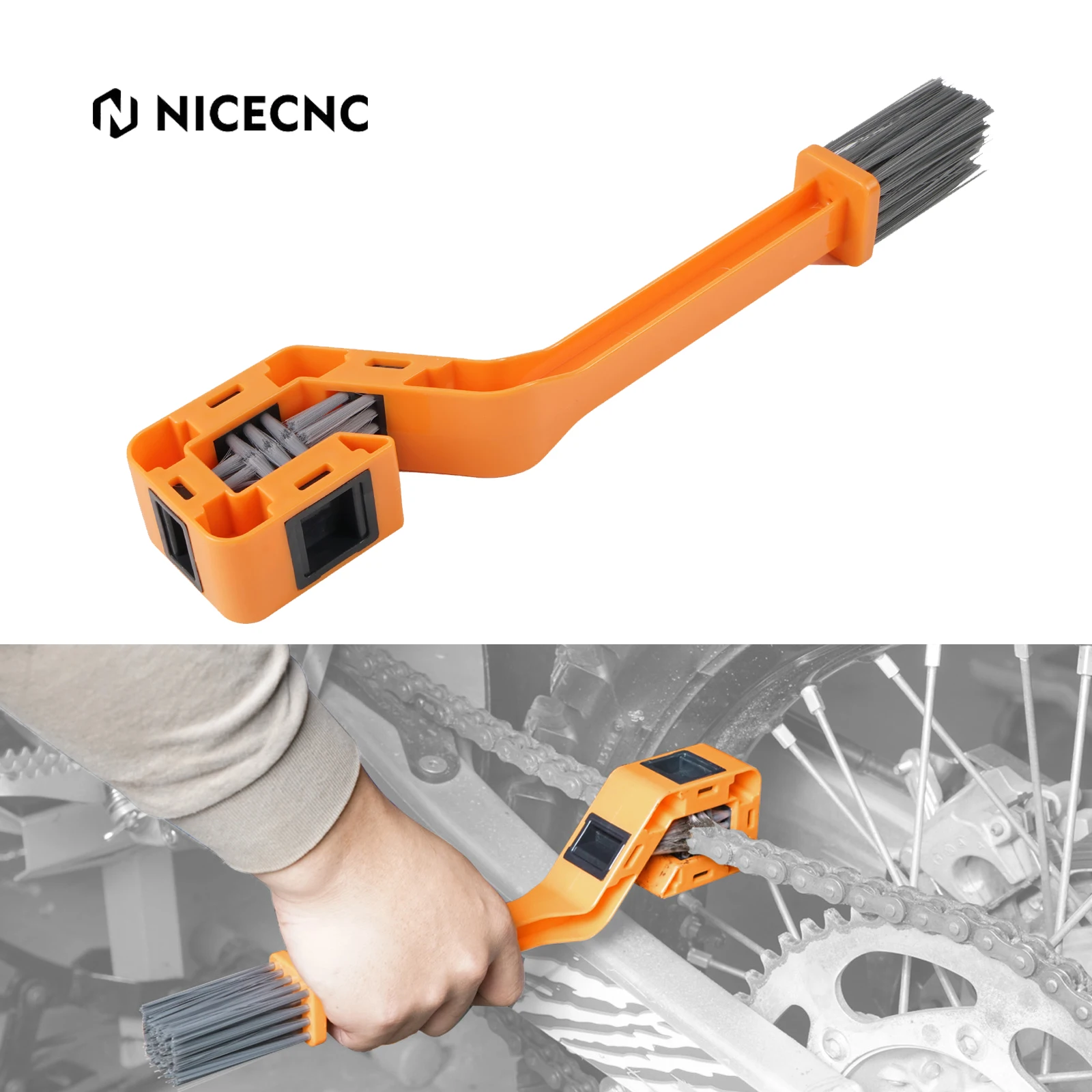 Щетка для чистки цепи для KTM EXC 300 TPI EXC 250 Husqvarna TE 300 GasGas EC 300 Beta Honda Yamaha Suzuki DRZ400SM Sherco Щетка для чистки цепи для KTM EXC 300 TPI EXC 250 Husqvarna TE 300 GasGas EC 300 Beta Honda Yamaha Suzuki DRZ400SM Sherco