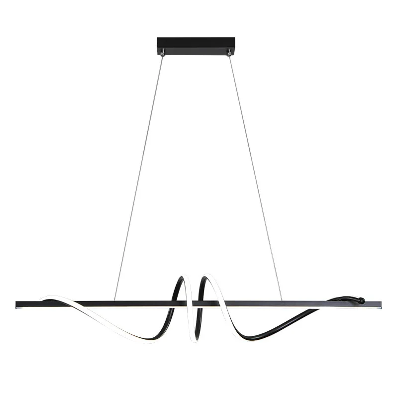 

Chandelier led creative special-shaped lines, modern minimalist art dining table dining room, chandelier
