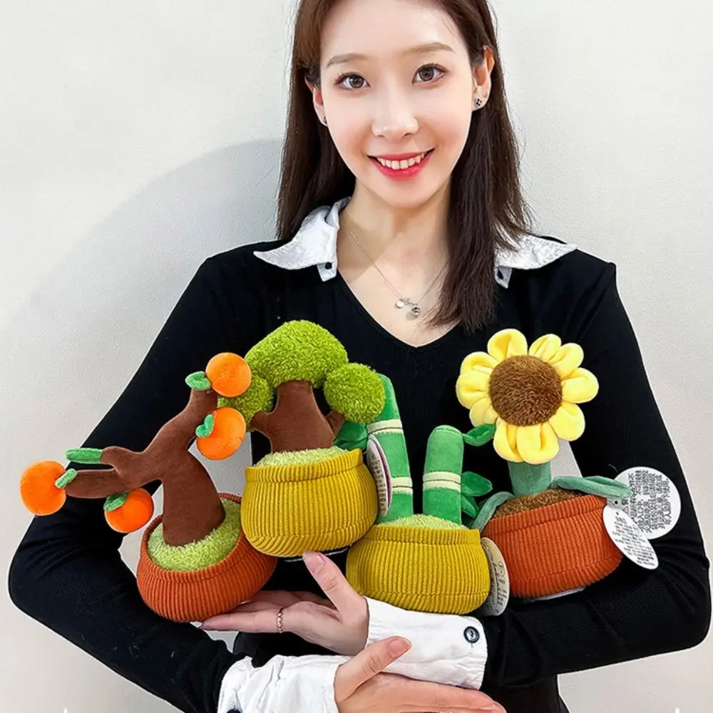 화분 화초 재배 재미있는 화분 난초 모형 나무 식물 소녀 선물