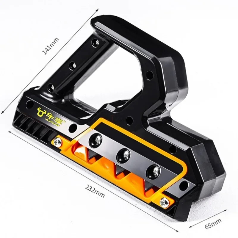 석고 보드 정밀 모따기 기계 목공 마른 벽에서 나온 빠른 절단 대패 섬유 보드 V 자형 트리밍 수동 도구
