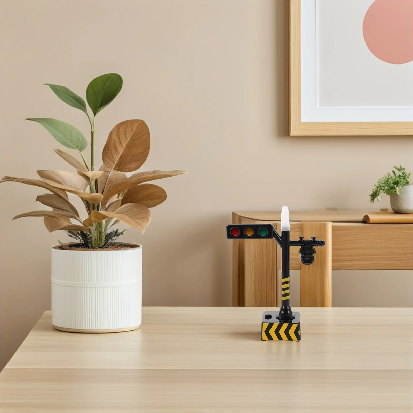 

Children Traffic Miniature Traffic Light For Kids Sound Light Effects Press Button Interactive Educational Role Play Camera