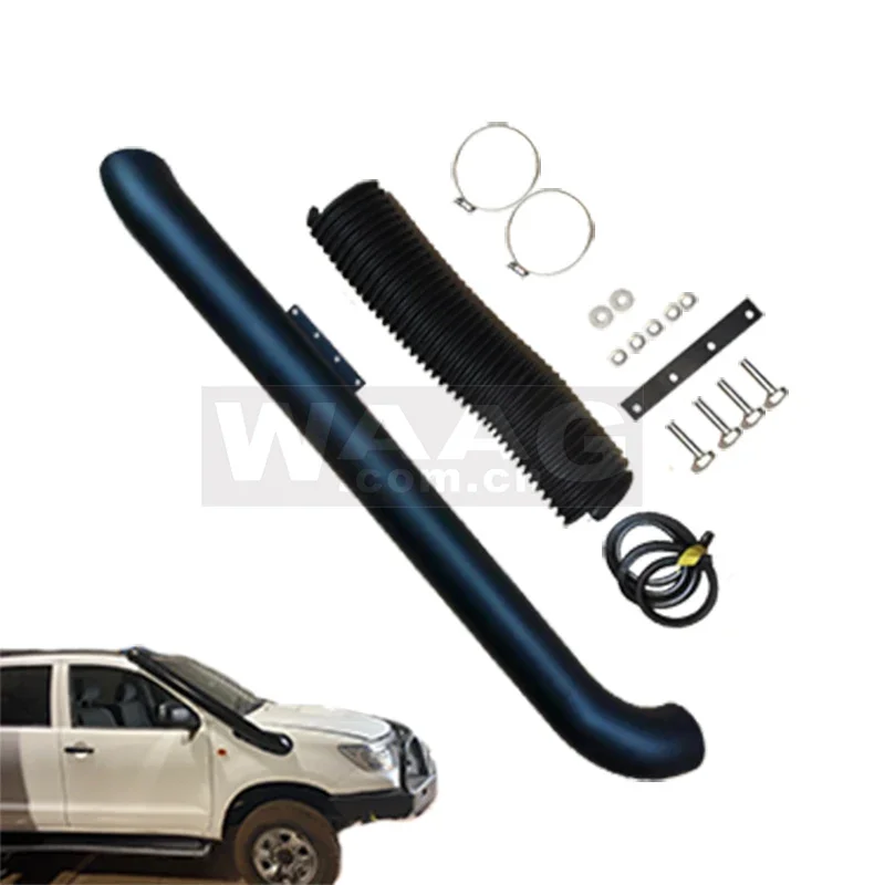 

Gloss black stainless steel snorkel kit for hilux 2011-2015 4x4 auto truck accessories custom