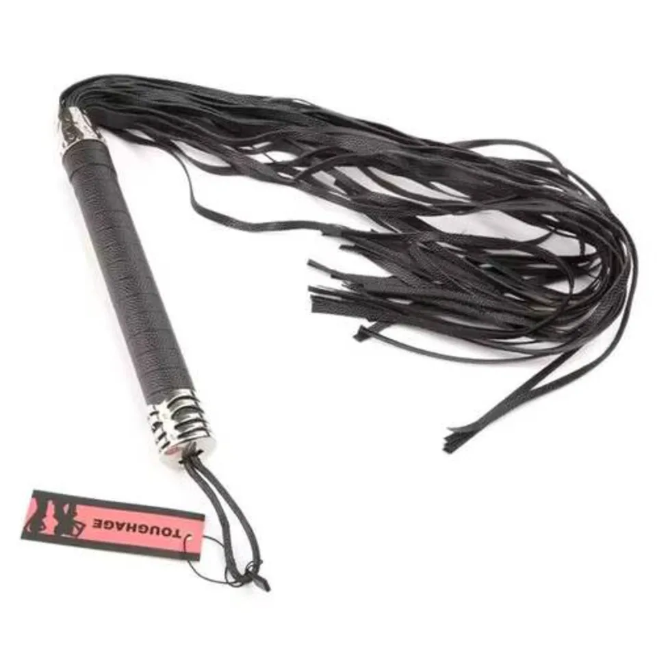 Genuine Leather Tassel Horse Whip With Handle Flogger Equestrian Whips Teaching Training Riding Whips