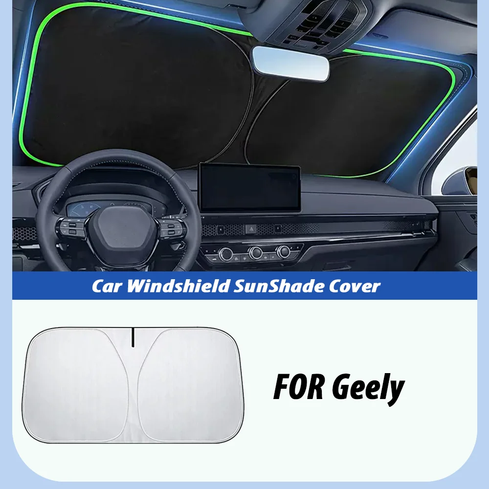car front windshield sunshade anti-UV reflective sunshade For Geely GC6 GC9 Emgrand EC7 EC8 CK ATLAS GT car interior accessories