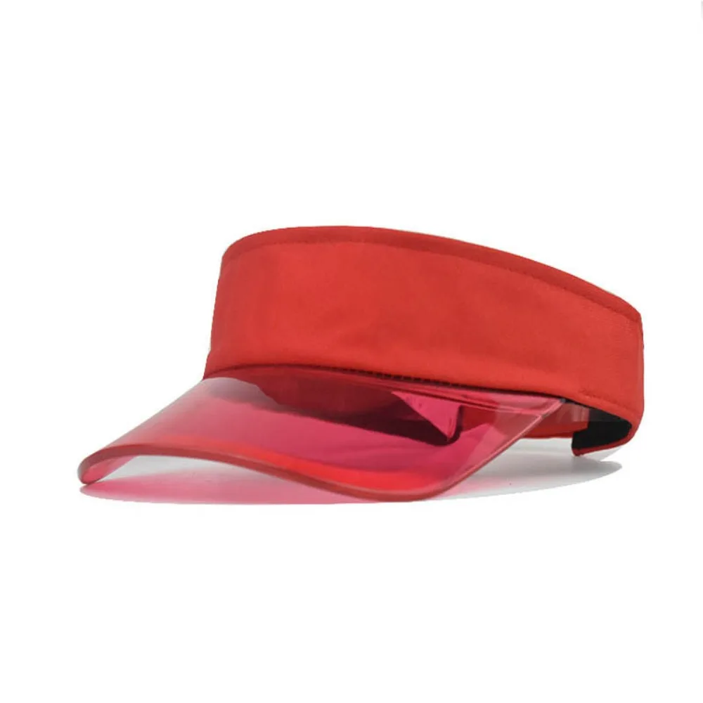 Sportliche UV-Schutz-Kappe mit Leopardenmuster, Sonnenschutz, coole transparente Hohlkappe, verstellbarer einfarbiger Sonnenhut zum Wandern – Detail 10