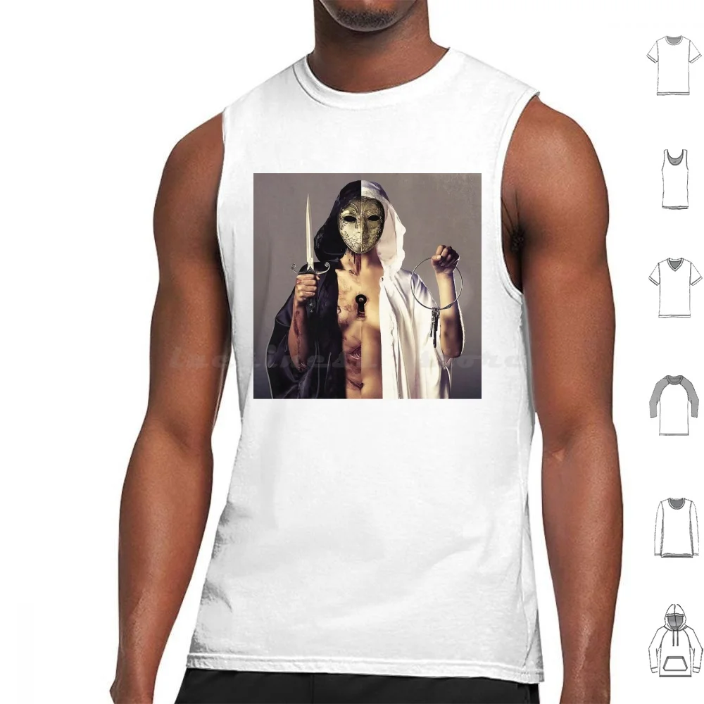 Hay un infierno cree-me visto. Hay un cielo Tenemos un secreto. Camisetas sin mangas Chaleco sin mangas Hay un