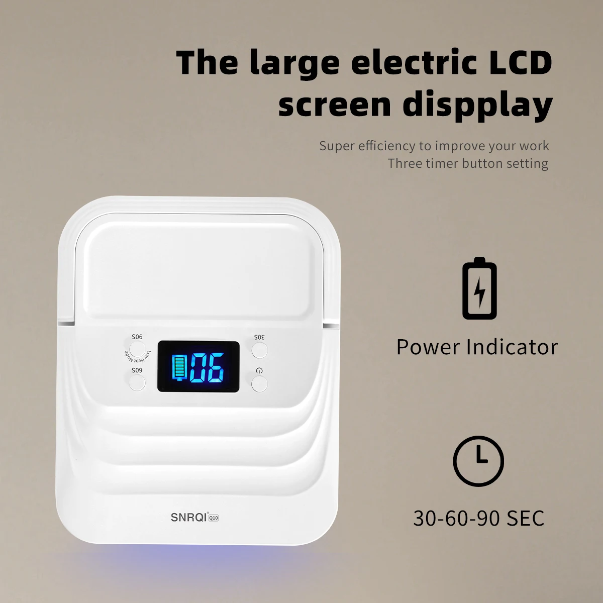 48W oplaadbare UV LED-nagellamp met handvat Snellere nageldroger Gellak Professionele uithardingslamp voor vingernagel-teennagel