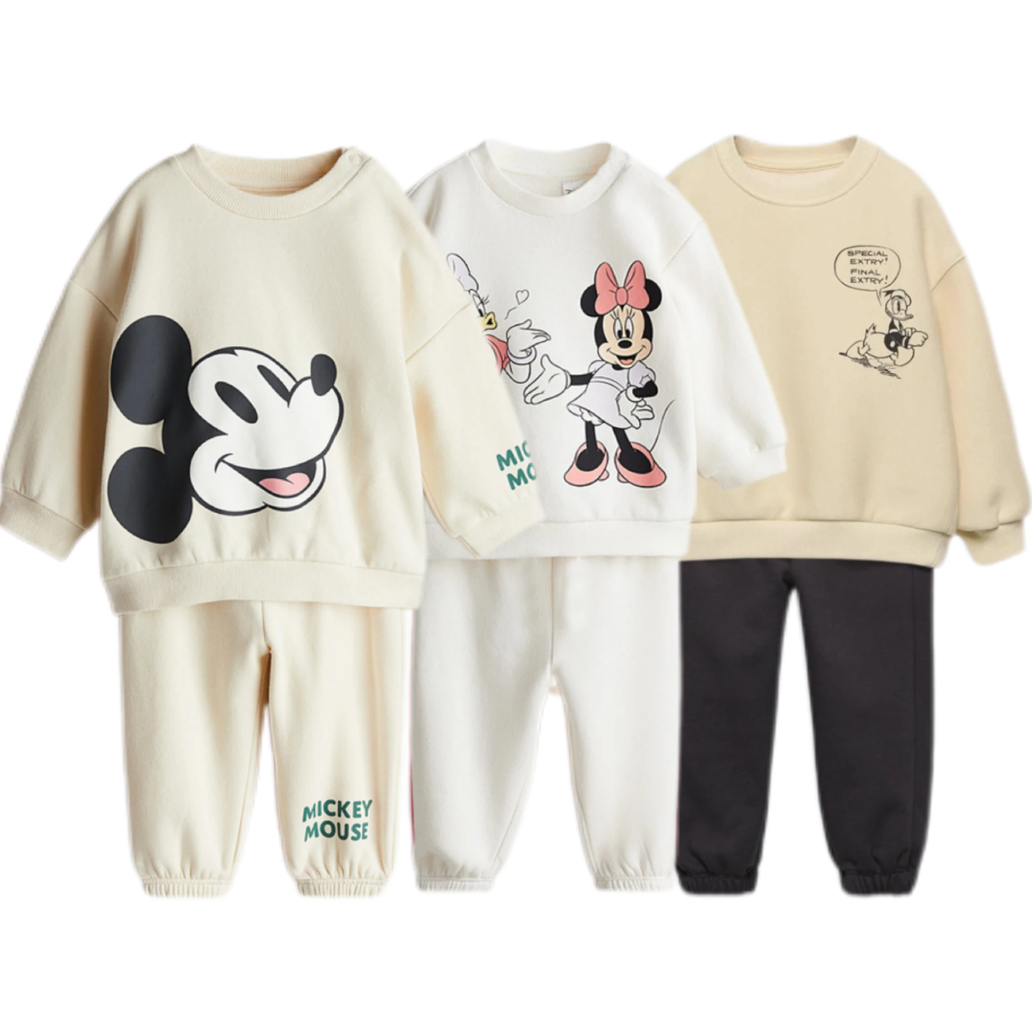 

Toddler Suits Cartoon Sweatshirts+Pants Two Piece Set Long Sleeve Outfits Fashion Cartoon Printed Hoodies Sweatpants Outer Wear