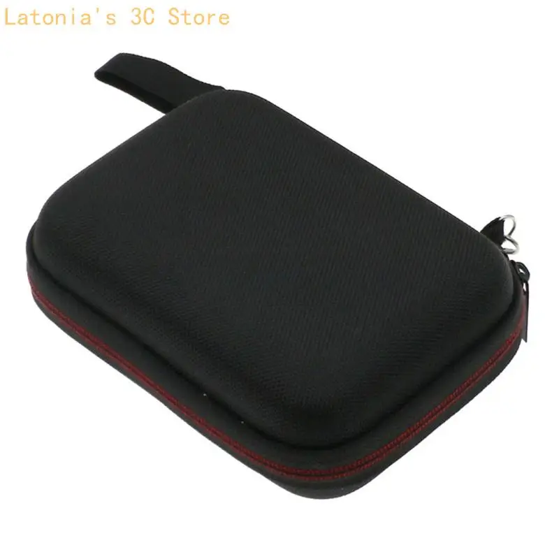 Zippered Storage Case for Mijia1S Portable Photo Printer with Meshes Accessory Pocket, Elastic Device Strap, and Carry Wrist