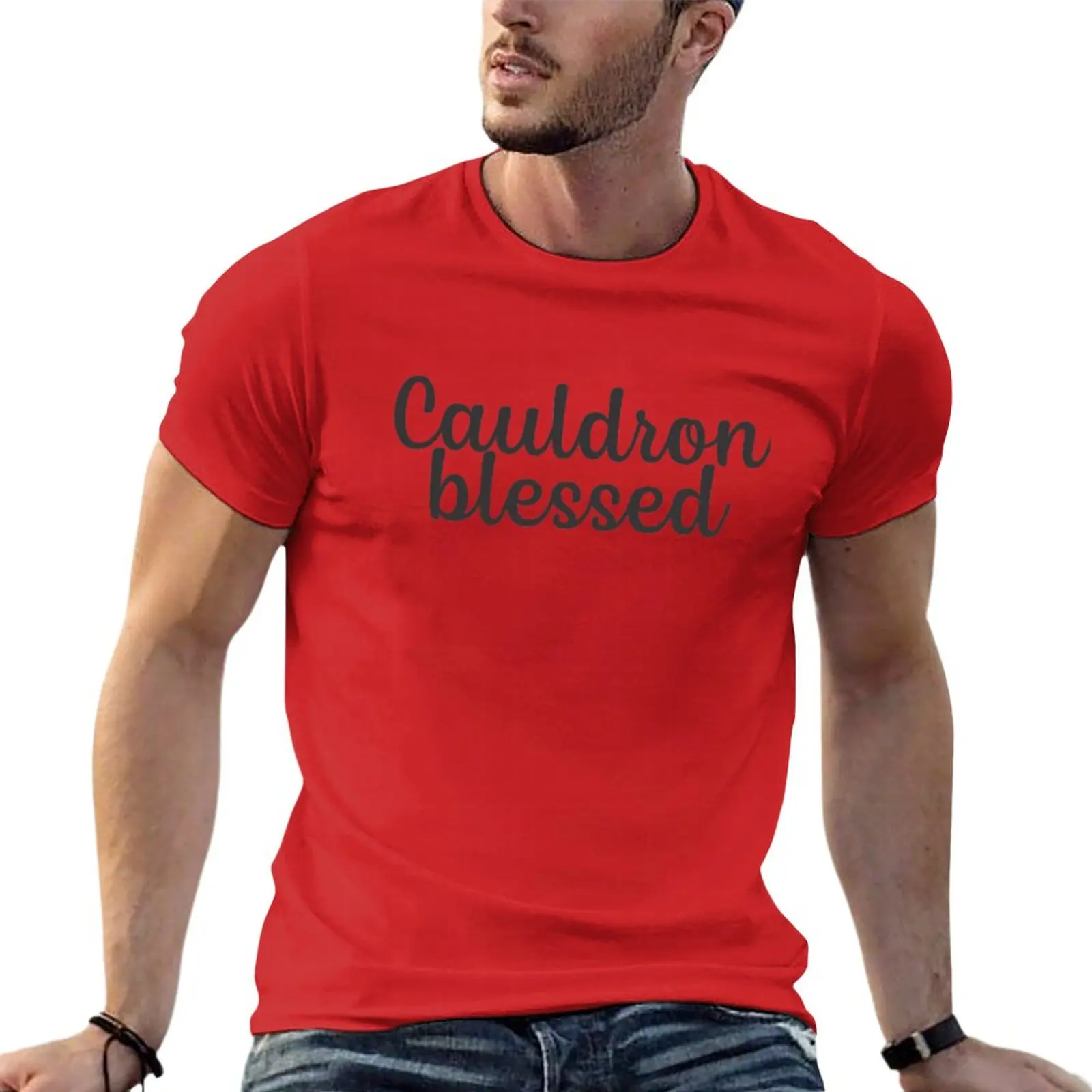 New A Court of Thorns and Roses - Cauldron Blessed T-Shirt graphic t shirts mens tall t shirts