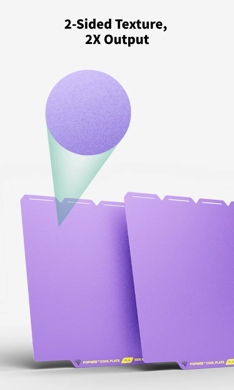 Phaetus Bauplatte Arkfly Cobweb Cool Plate aus Federstahl für unübertroffene Haftung der ersten Schicht U1 Farbe Snapmaker U1 3D-Drucker – Detail 7