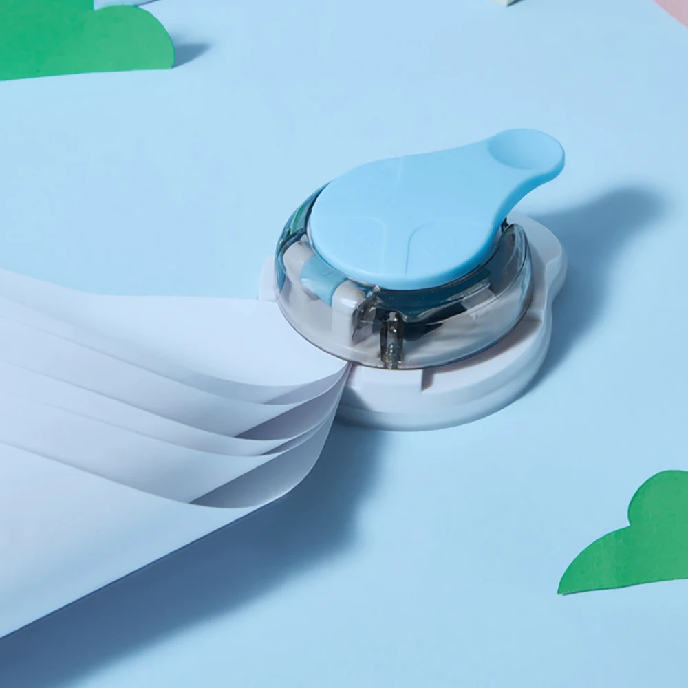 3 In 1 R4 R7 R10 Plastic Punching Machine DIY Card Paper Hole Punch Circle Pattern Photo Cutter Tool Scrapbooking Hole Puncher