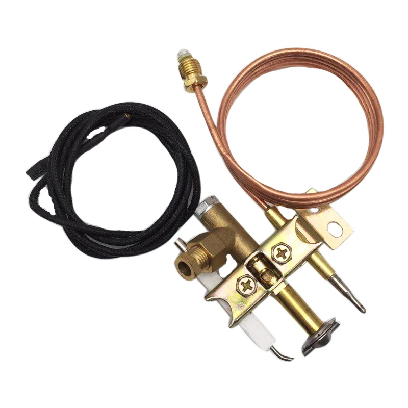 Gas Fryer Universal Pilot Burner with 900mm Piezo Wire and