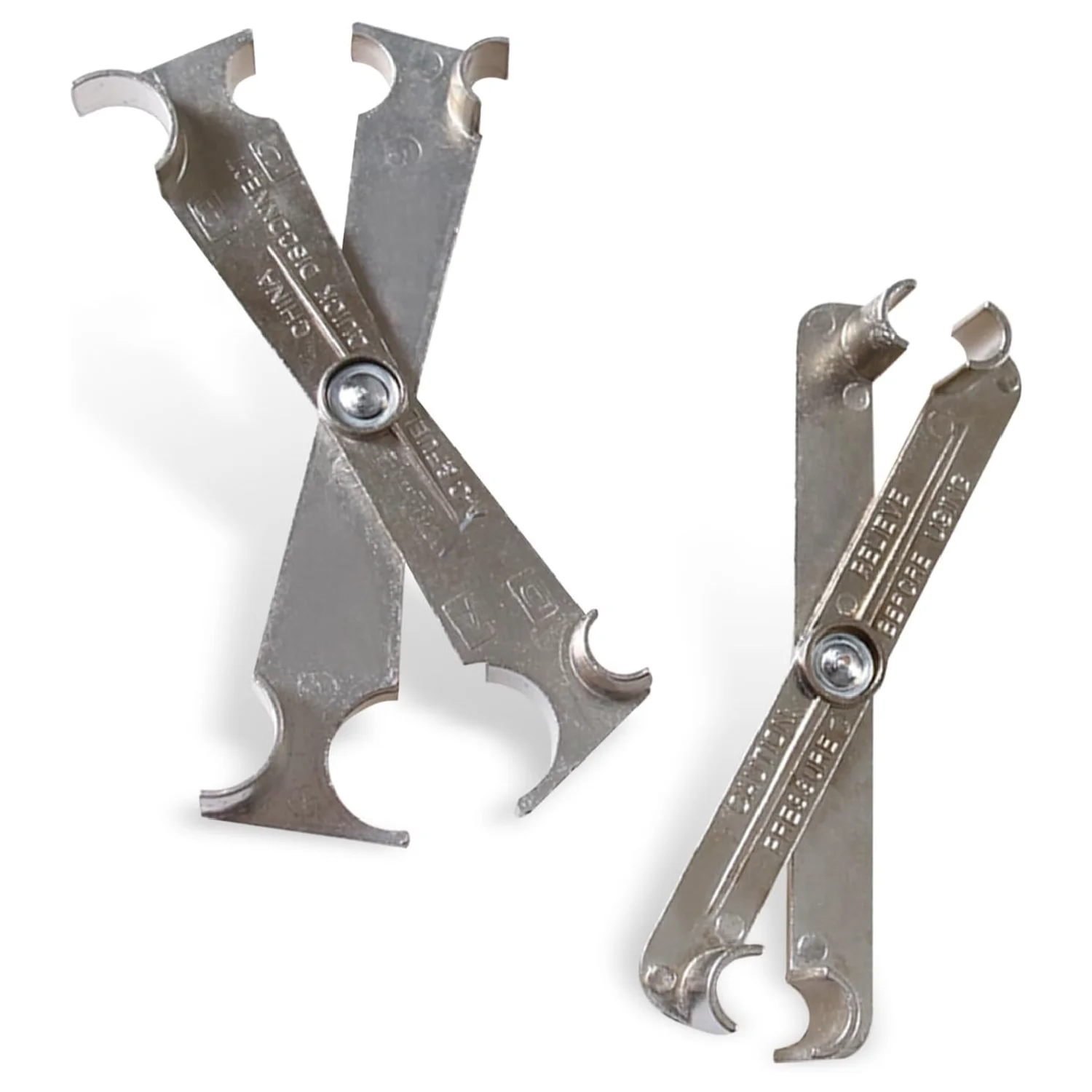 2PCS Fuel Line Disconnect Tool Metal Fuel Line Disconnect Scissor Tool Set for 3/4 5/8 1/2 3/8 Inch Fuel Filter Removal Tool
