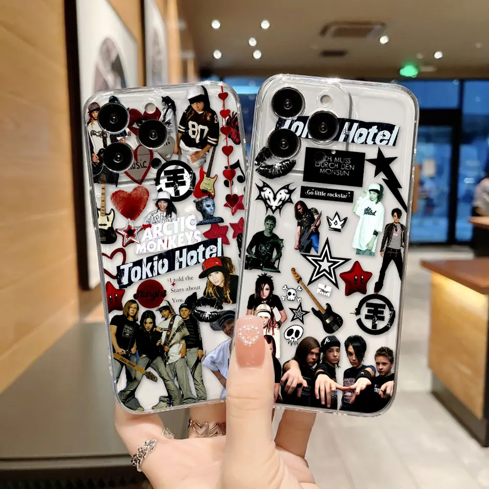 

Tokio Hotel Tom Bill Kaulitz Phone Case For Samsung A73 A71 A56 A55 A54 A53 A52 A51 A36 A35 A32 A26 A25 A24 A23 A22 Clear Case