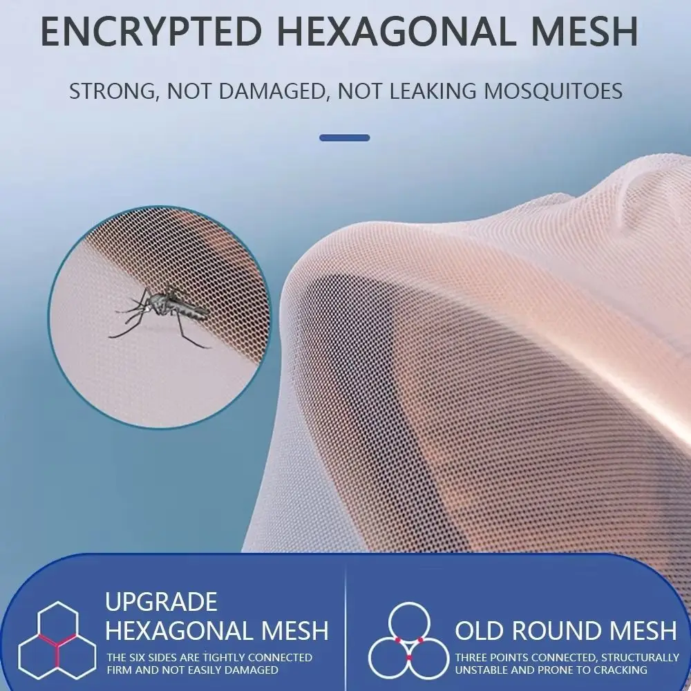 New Breathable Pushchair Mosquito Net Folding Lightweight Mosquito Net Insect Shield Net Mesh Outdoor