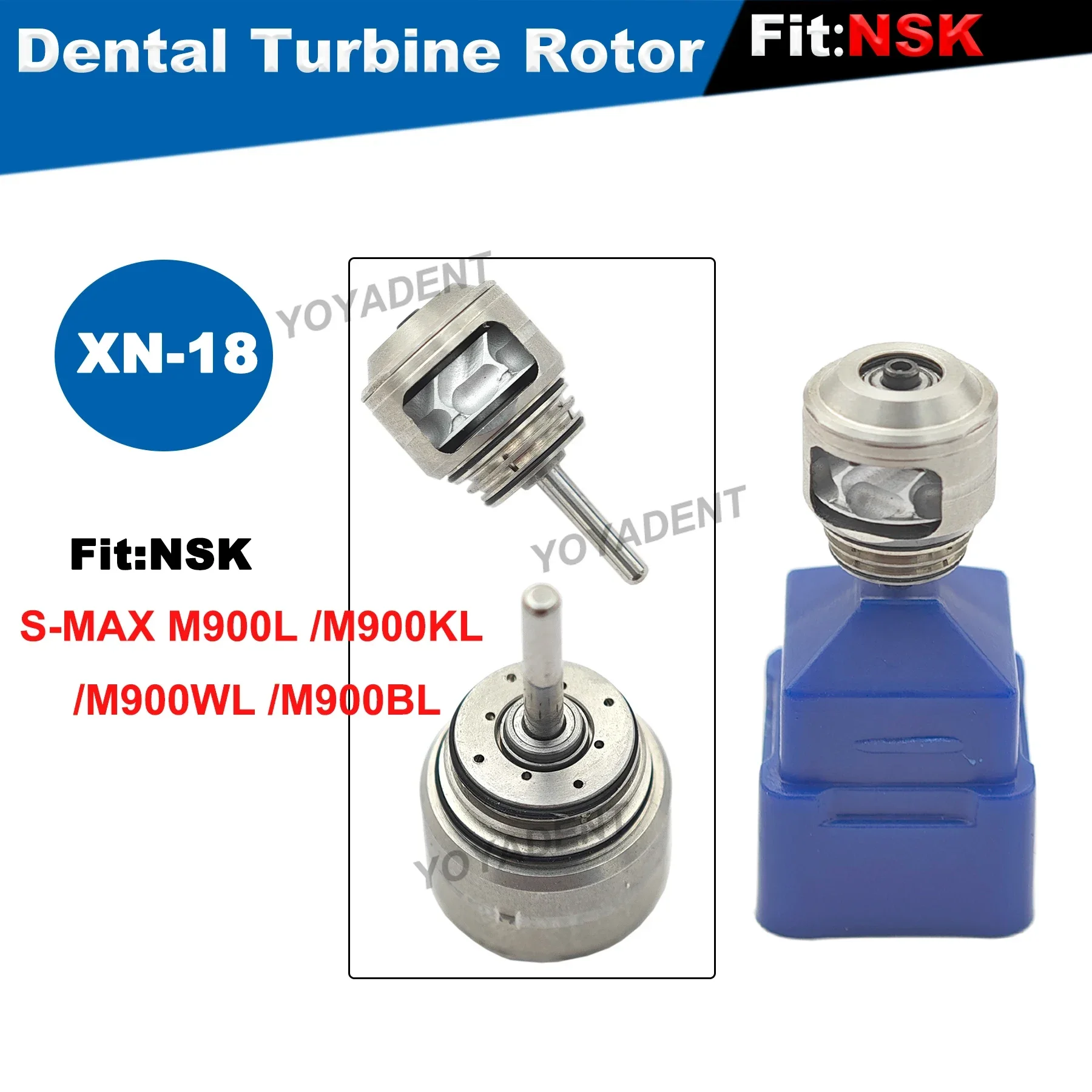 Dental Turbine Cartridge Rotor High Speed Handpiece Rotor fit NSK S-MAX M900L M900KL M900WL M900BL Dentists Tools