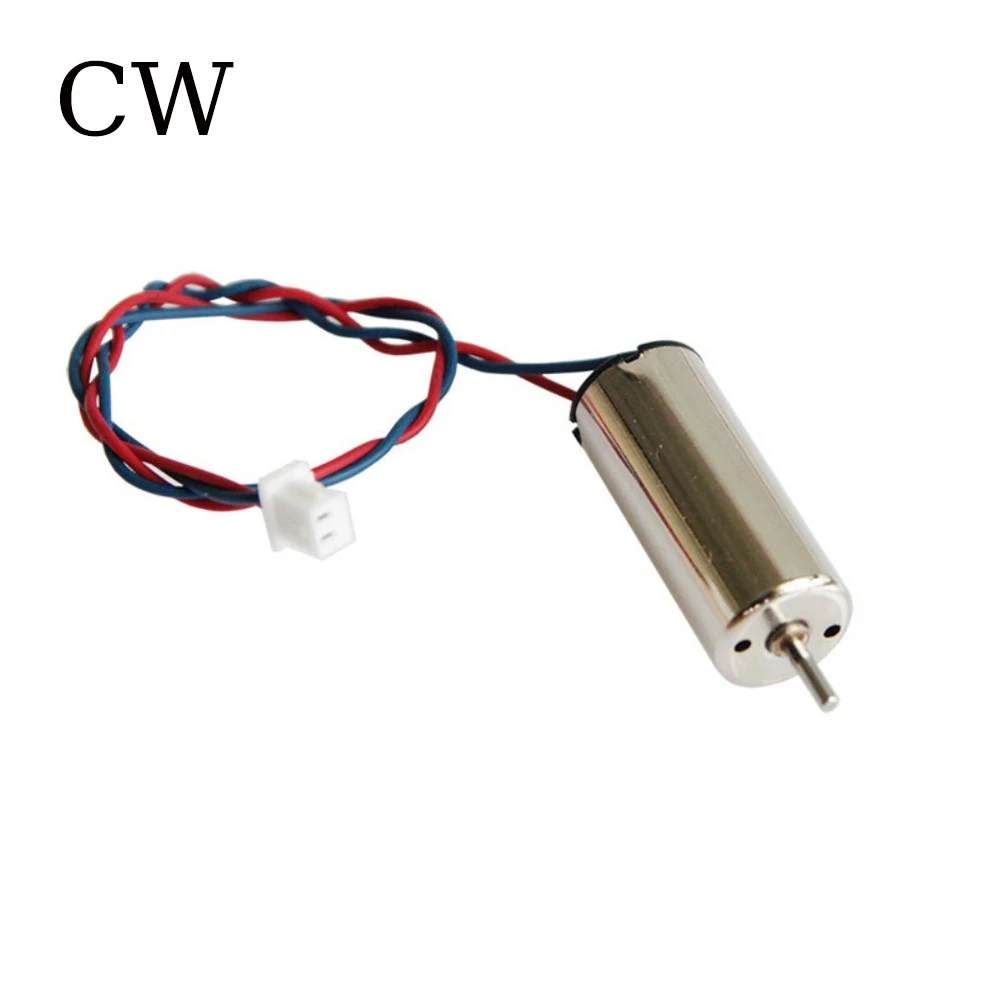 8520 Coreless Brushed Motor 60000RPM 1.2mm Shaft CW CCW 3-5V 80mA Current 1.25mm 2P Connector for RC Fixed-wing Quadcopter Drone