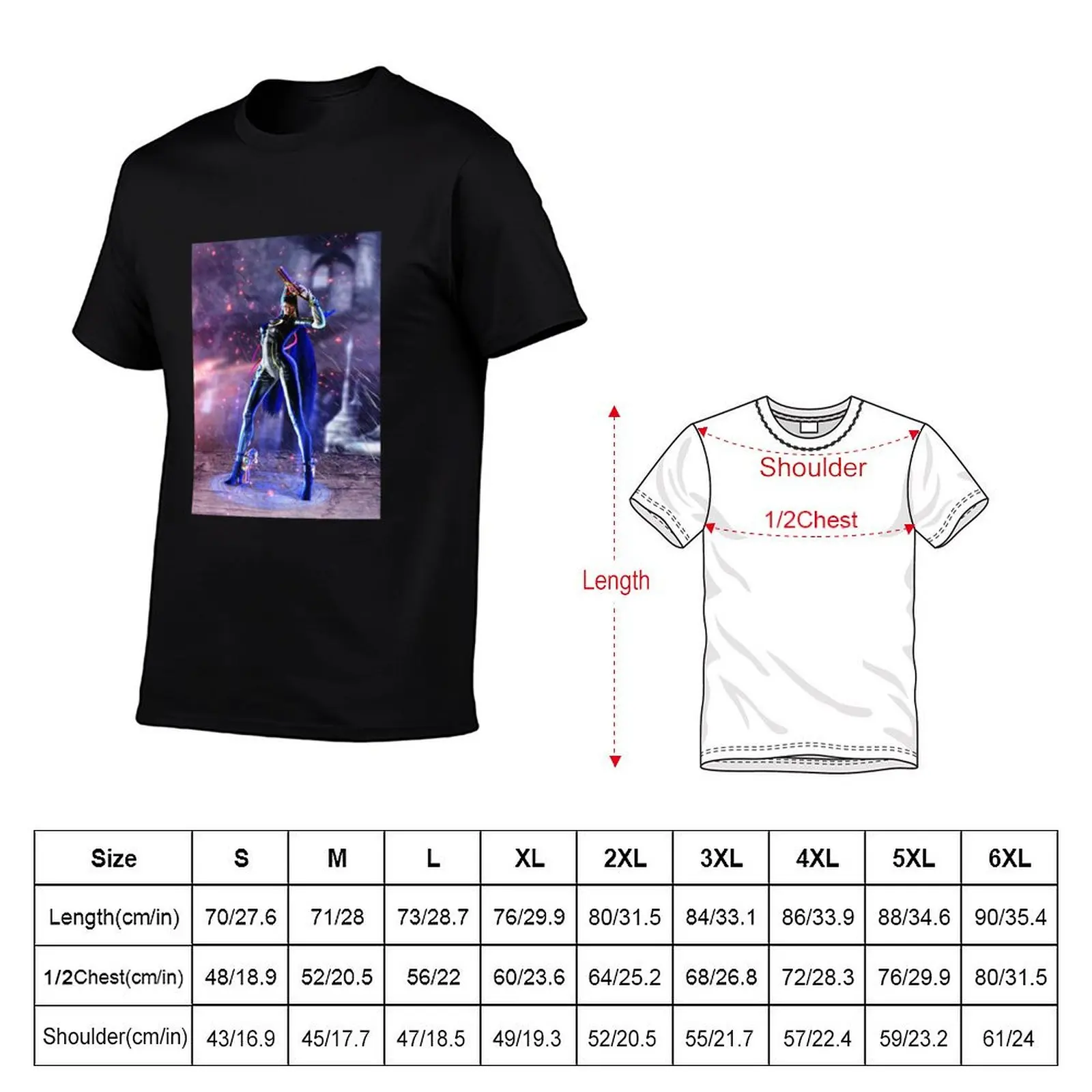 Bayonetta T-Shirt man t shirt summer printed t shirts for man man t shirt designer T-shirt