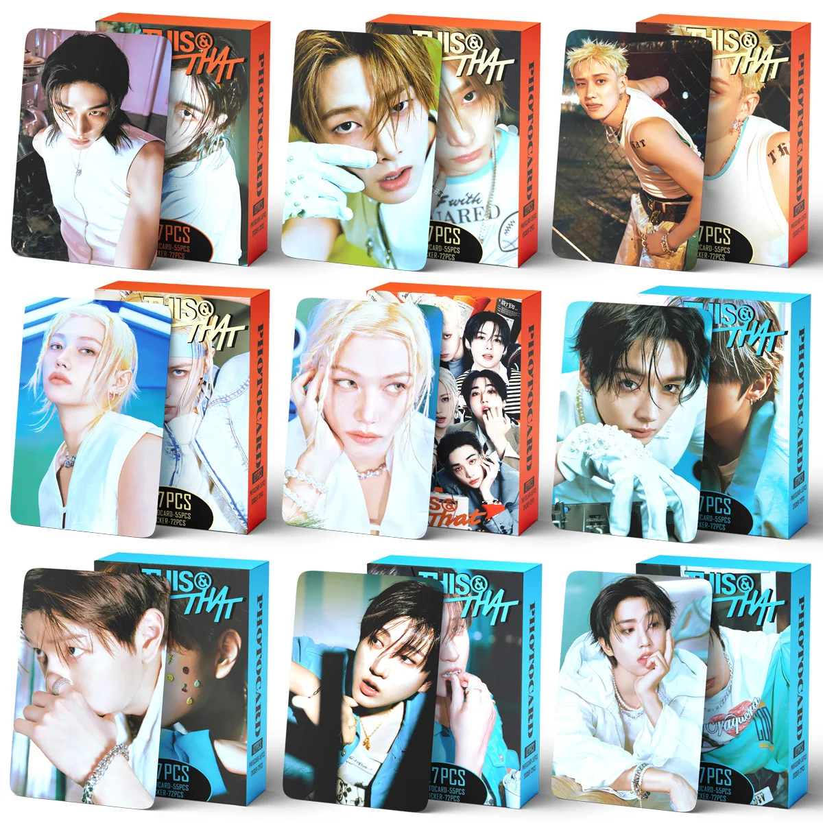 127PCS Single ALbum THIS & THAT Mini LOMO Card Photocards HD Fans Collection Cards Decorative Present Gifts