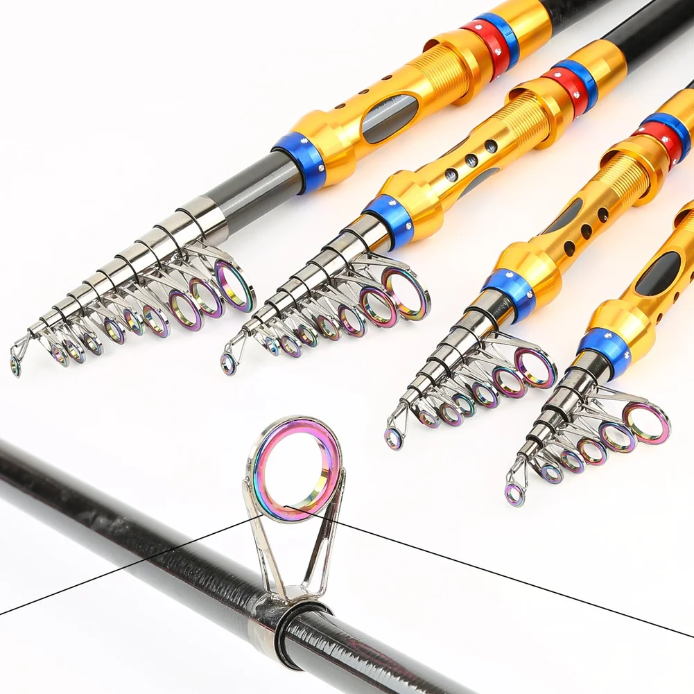 

Carbon Fiber Telescopic Fishing Rod For Anglers 2.4m Casting Pole Yellow Carbon 41.5×5×3cm Telescopic Design