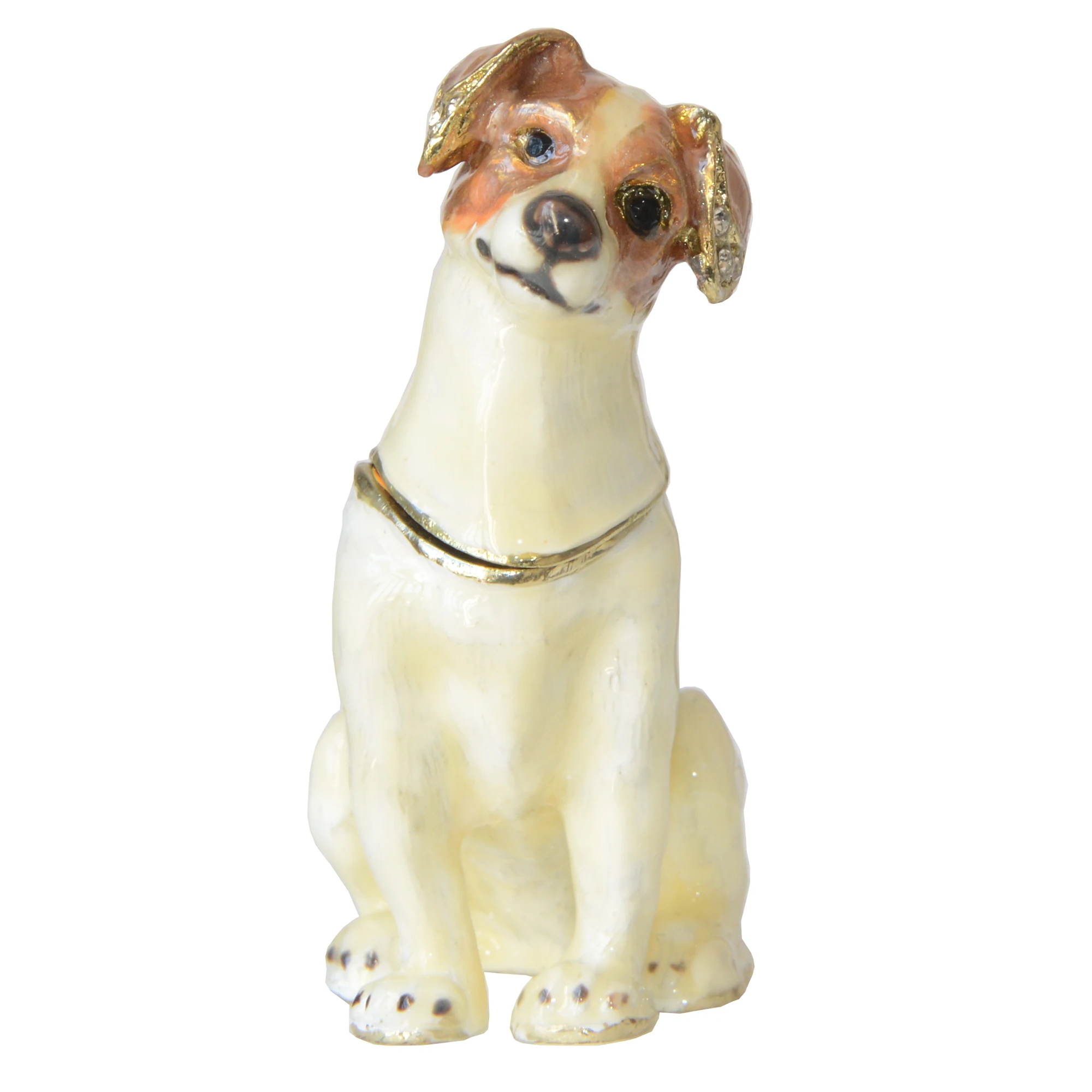 Jack Terrier Dog Trinket Box Jewelry Container Ring Earring Necklace Holder Birthday Present Novelty Gift