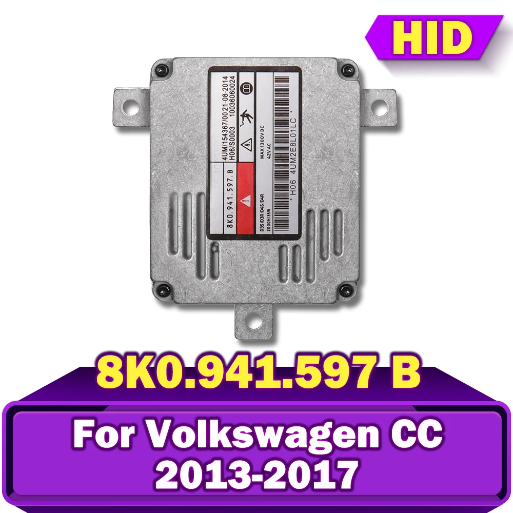 8K0941597 8K0941597B 8K0.941.597.B 1036060024 HID Control Module Uint D3 D4 Car Xenon Ballast For VW CC 2013 2014 2015 2016 2017