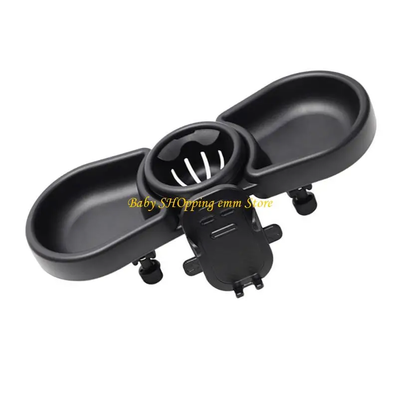 

23GD Multifunctional 4 in 1 Baby Strollers Dining Plate Detachable Tray Water Bottle Cup Holder Adjustable Phone Bracket